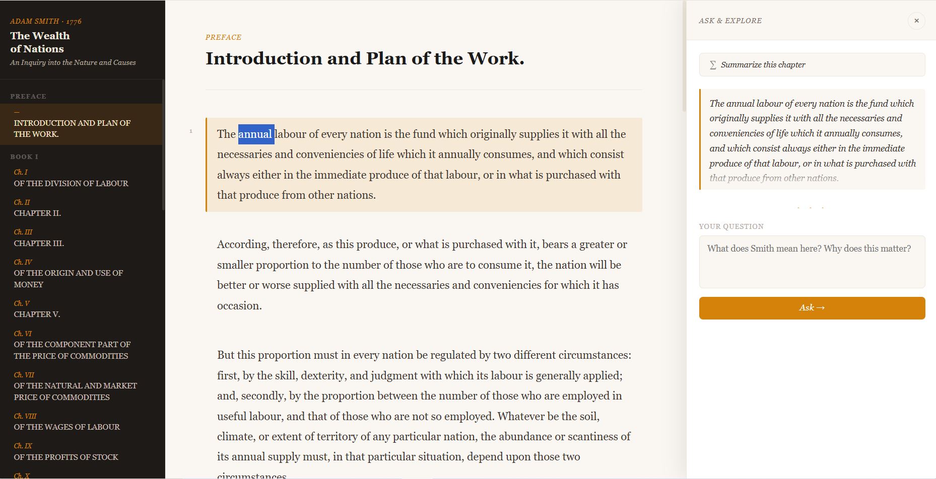 Wealth of Nations Reader